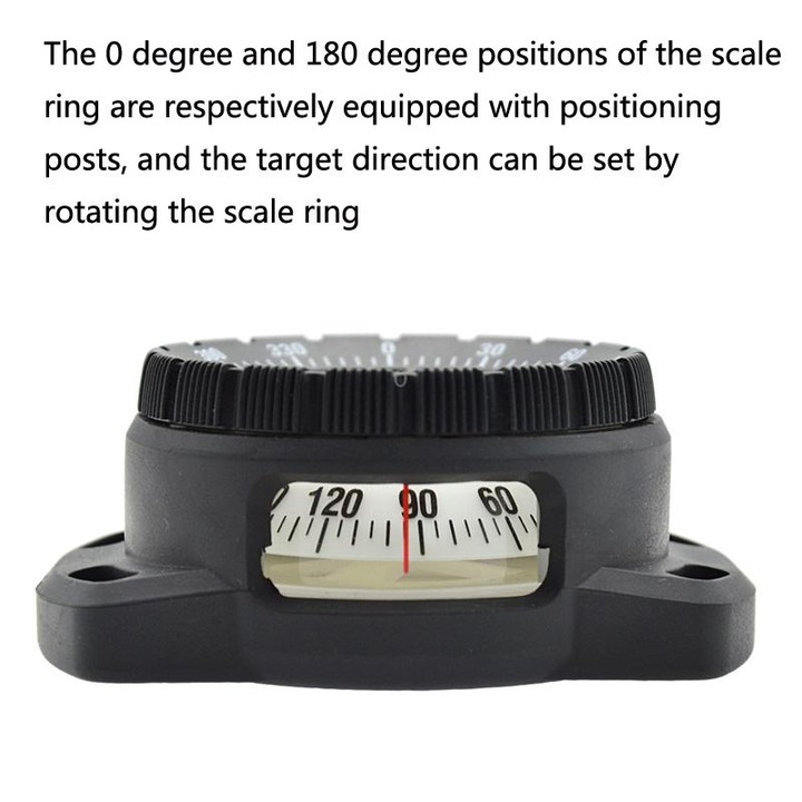 KEEP DIVING CP-992 Strong Magnetic Elastic Rope Luminous Diving Compass(Black)