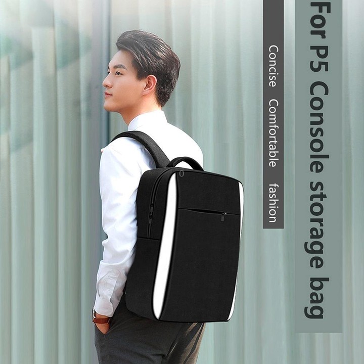Game Console Backpack Storage Bag For PS5(Without Logo)