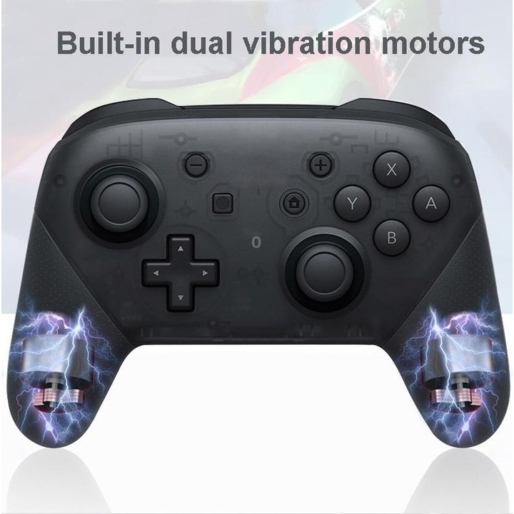 L-0326 Wireless Gamepad For Switch Pro,Style: Black - Full Function + NFC + Wake-up (1: 1)