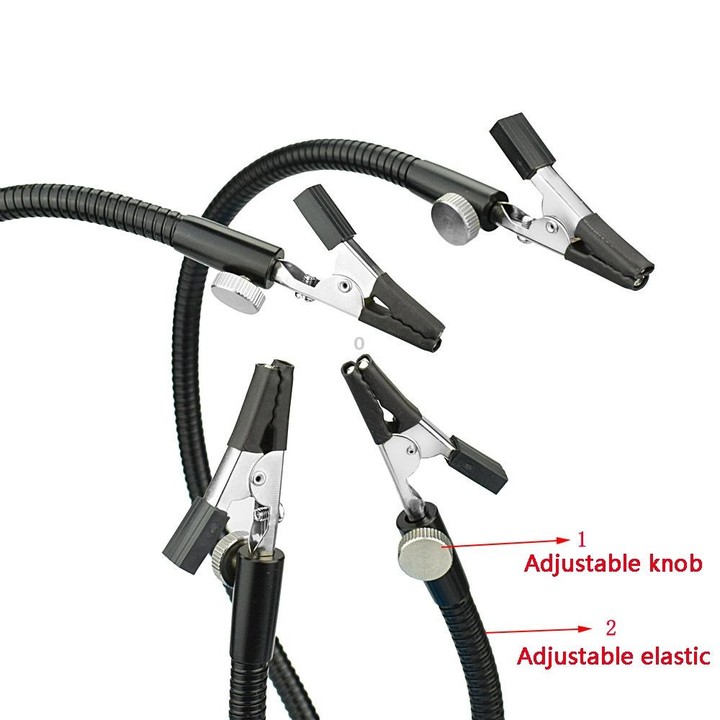 SN4B Black Tube Silver Clip Four-Claw PCB Digital Repair Welding Station