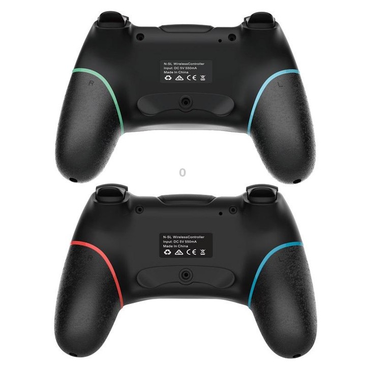 Wireless Bluetooth Gamepad With Macro Programming For Switch Pro, Product color: Left Blue Right Green
