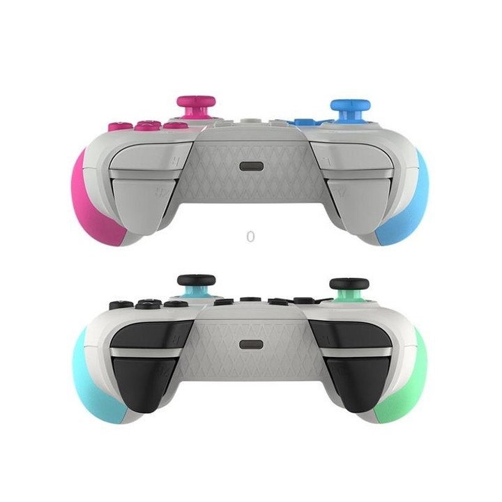T23 Macro Programming Six-Axis Wireless Bluetooth Handle With NFC For Switch Pro(Mary Red)