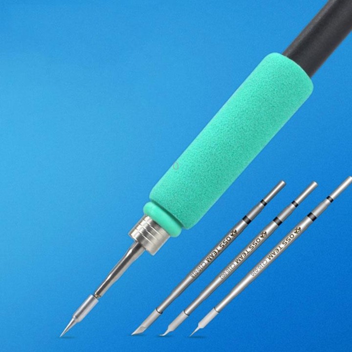 OSS Team C210 Series Soldering Iron Tip Welding Head For JBC T210 / C CD-2SD / 2SHE(Straight Head)