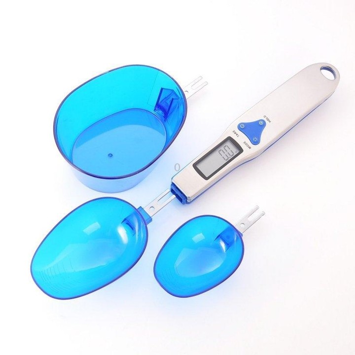 500g / 0.5g Kitchen Scale Electronic Measuring Spoon Scale With Three Spoons