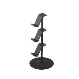 Gamepad Storage Rack Desktop Headphone Storage Rack, Color: 3 Floors Black