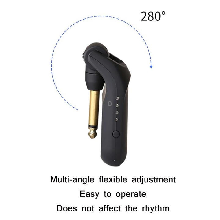 C01 Electric Guitar Wireless Audio Transmitter Receiver(Black)