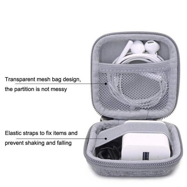 GHKJOK GH1372 Headphone Data Cable Digital Accessories Storage Bag