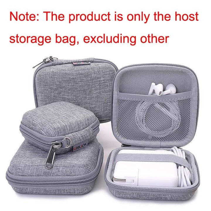 GHKJOK GH1373 Headphone Data Cable Digital Accessories Storage Bag