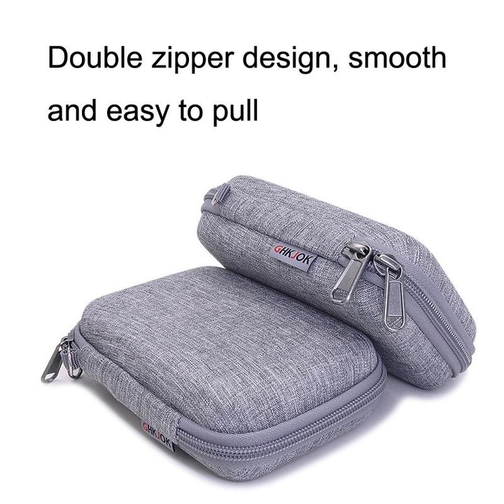 GHKJOK GH1373 Headphone Data Cable Digital Accessories Storage Bag