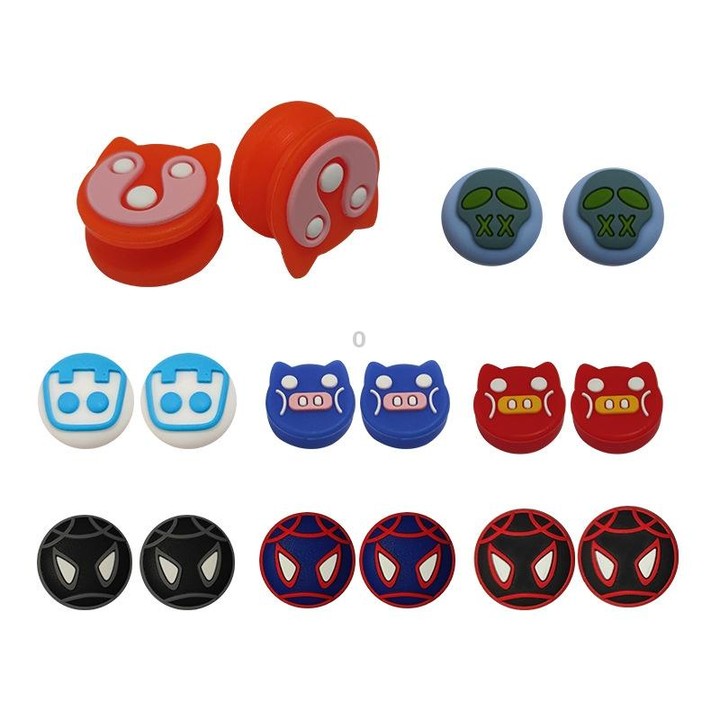 2 Sets ToyiLuya Rocker Protection Cap Left and Right Handle Silicone Caps for PS4/PS5(Set 6)