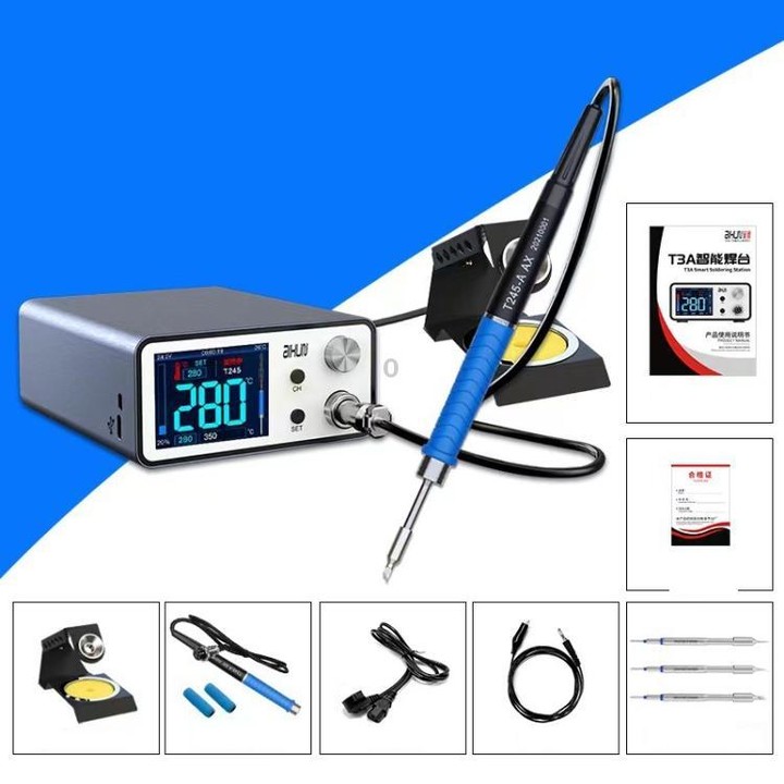 AIXUN T3A Soldering Station+T245 Welding Pen Precision Repair Welding Tool Set(EU Plug)