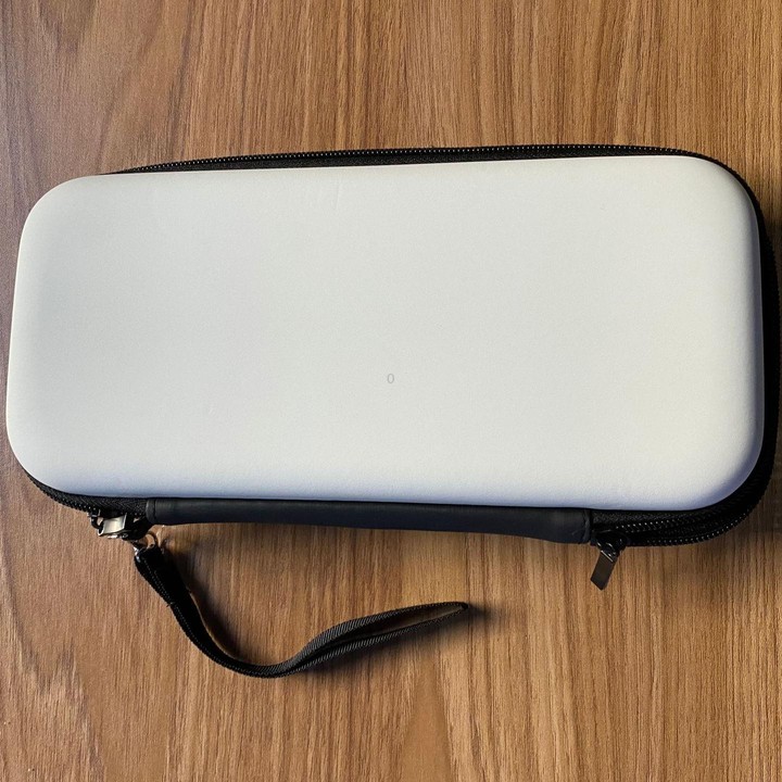 Game Console Crystal Shell Remote Sensing Cap Tempered Film Storage Bag Set For Switch OLED Console White Storage Bag 14 In 1(Ha