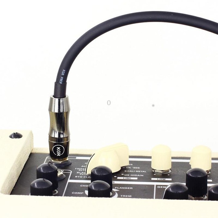 KGR Guitar Cable Keyboard Drum Audio Cable, Specification: 10m(Double Straight Jack)