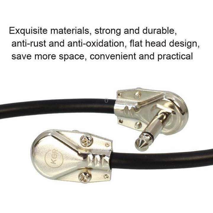 KGR Guitar Cables Guitar Effect Pedal Instrument Patch Cable, Specification: 25cm