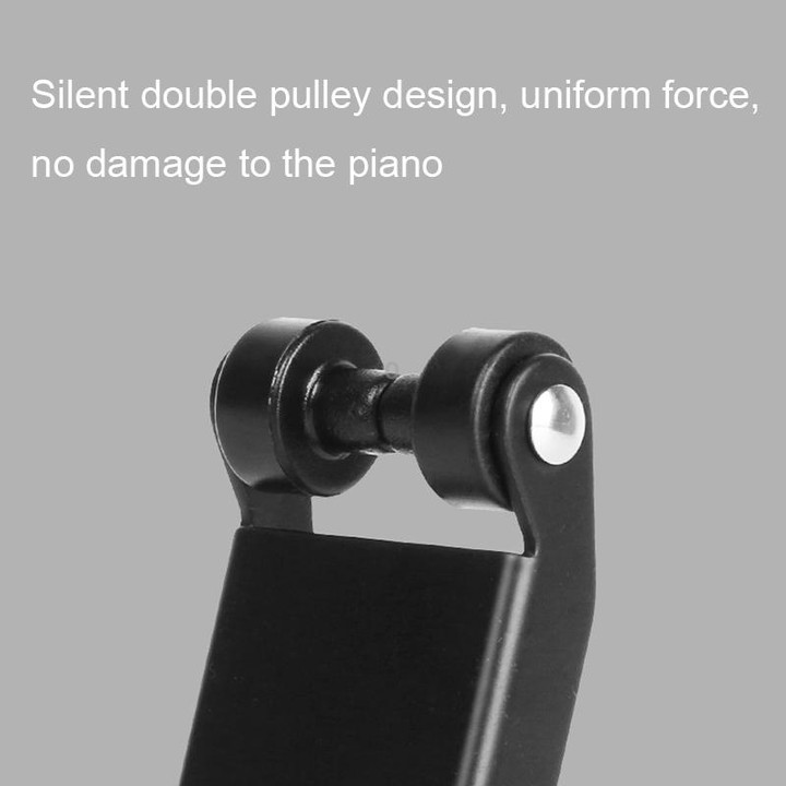 MA003 Alloy Piano Cover Descender Piano Accessories(Black)