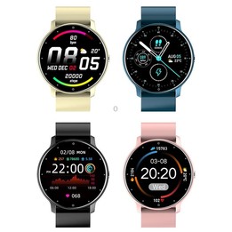 ZL02 Heart Rate Monitoring Pedometer Smart Watch(Black)