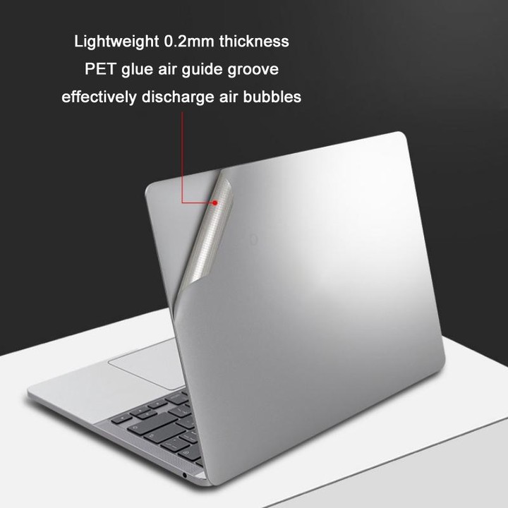 JRC Upper Cover Film + Bottom Cover Film + Full-Support Film + Touchpad Film Laptop Protective Sticker For Macbook 16Pro 2021 A2