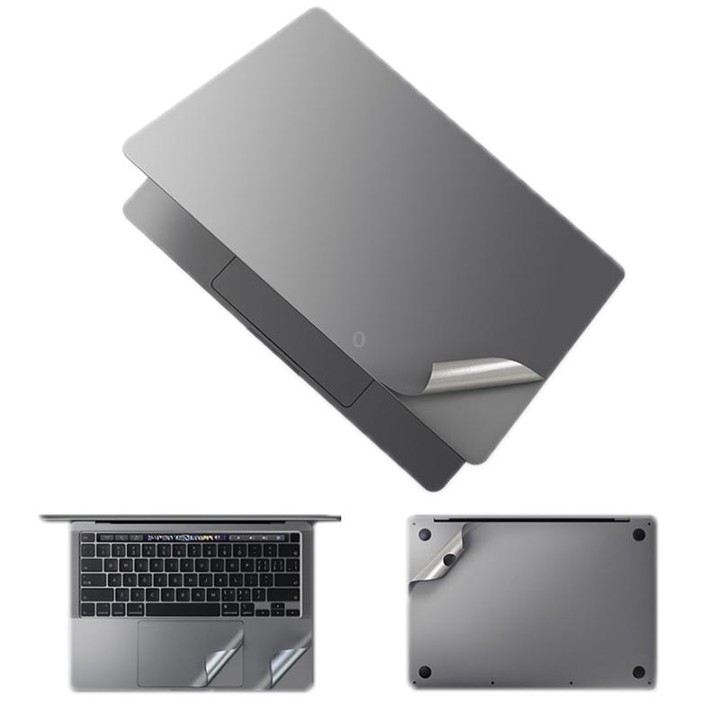 JRC Upper Cover Film + Bottom Cover Film + Full-Support Film + Touchpad Film Laptop Protective Sticker For Macbook 14Pro 2021 A2
