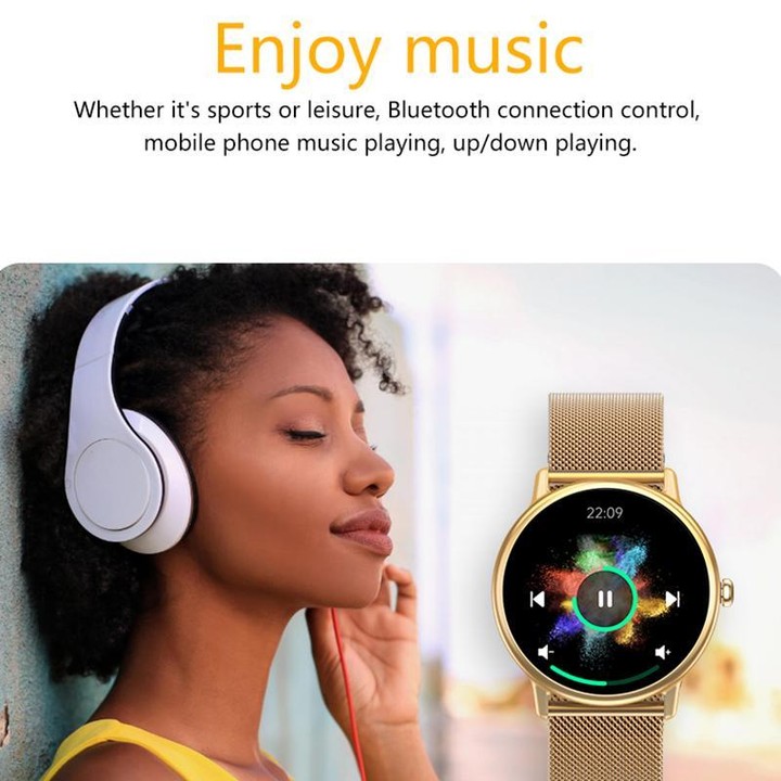 LOANIY Y86 1.43 Inch Heart Rate Monitoring Smart Bluetooth Watch, Color: Black Steel