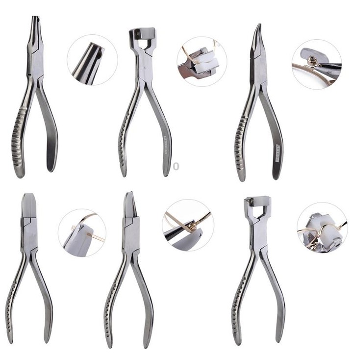 Glasses Repair Tool Pliers Set Nose Pad Temple Adjustment Tool