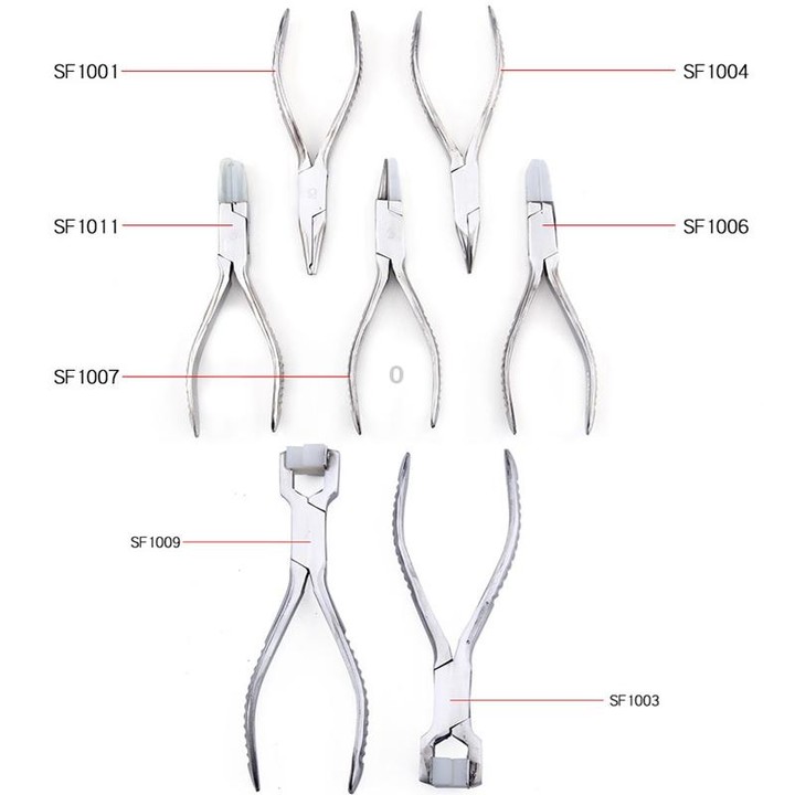 Glasses Repair Tool Pliers Set Nose Pad Temple Adjustment Tool