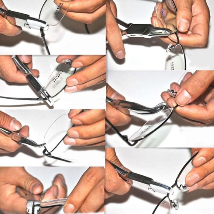 Glasses Repair Tool Pliers Nose Pad Pliers temple pliers, Model: YG-1001