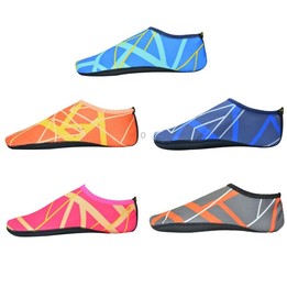 1 Pair Outdoor Snorkeling Non-Slip Soft Bottom Beach Diving Socks, Size: 30-31(Gray Orange)