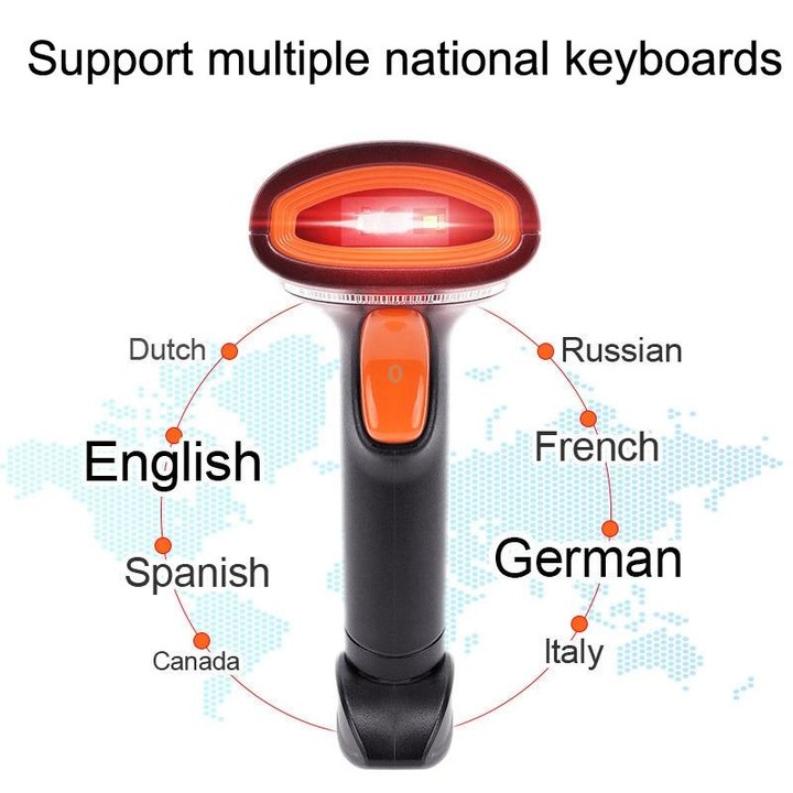 Kefar Supermarket Store Cashier Wired Red Light Scanner 1D Barcode