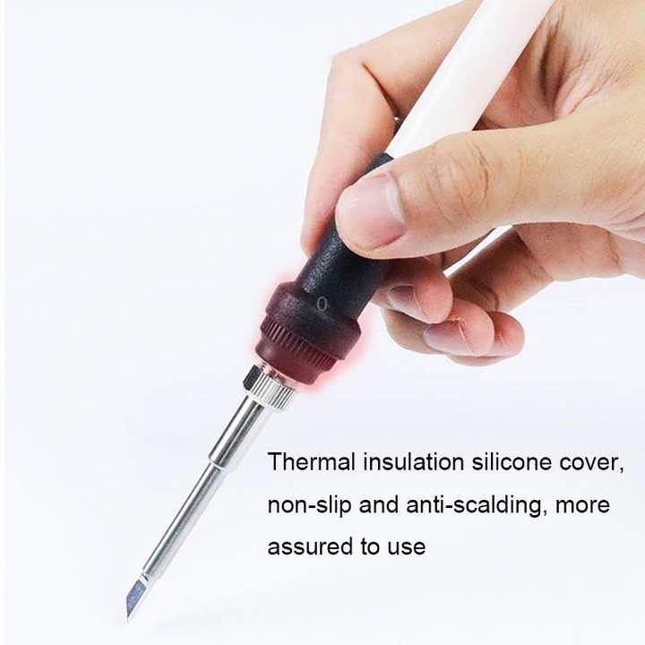 QUECOO 1.3-inch Screen Constant Temperature Soldering Iron, Set: EU Plug (955+907)