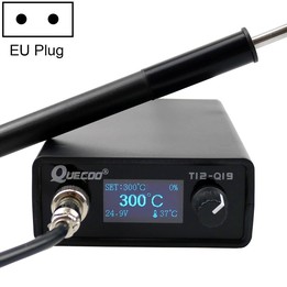 QUECOO 1.3 Inch Display Soldering Station with Handle, Set: EU Plug (Q19+907)