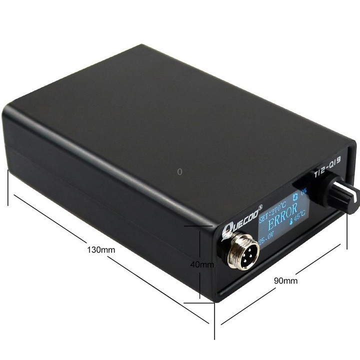 QUECOO 1.3 Inch Display Soldering Station with Handle, Set: EU Plug (Q19+907)