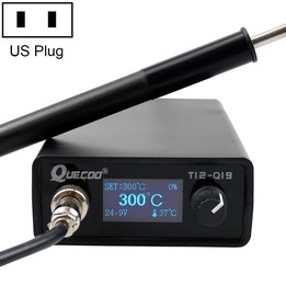 QUECOO 1.3 Inch Display Soldering Station with Handle, Set: US Plug (Q19+907)
