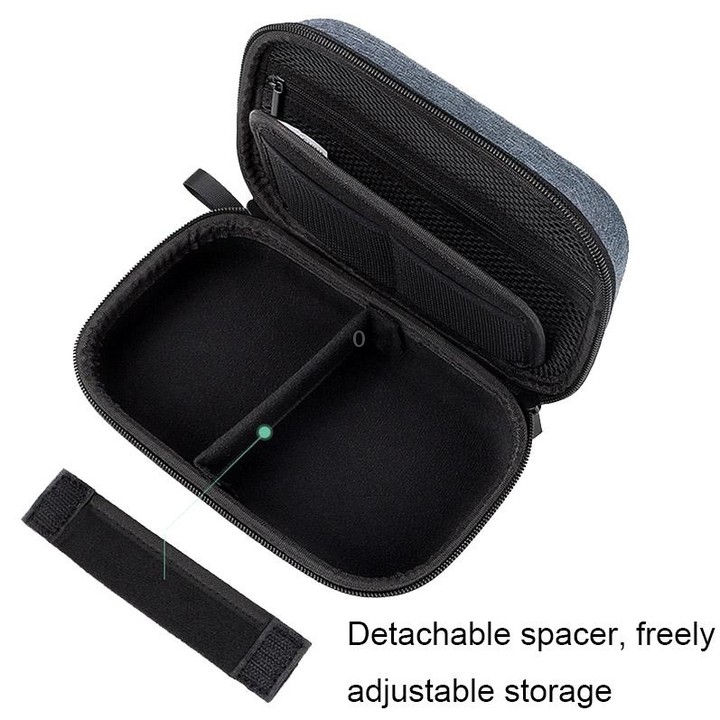 YK02SJ Headphone Hard Disk Shockproof Storage Box(Mysterious Black)