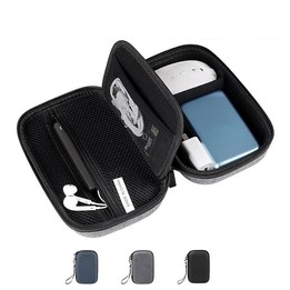 YK02SJ Headphone Hard Disk Shockproof Storage Box(Dark Gray)