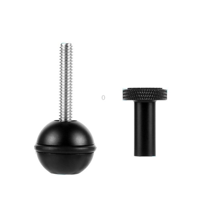 Ball Head Adapter Adjustable Screw Fixed Mount Camera Underwater Diving Photography Lights Bracket(M5 Screw Black)