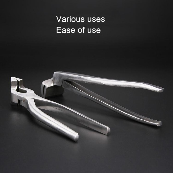 Leather Flat Pliers Hemming Pliers Handmade DIY Tools For Bags and Shoes(Straight Head)