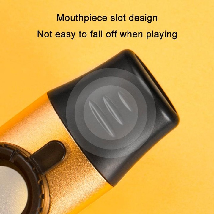 Metal Professional Playing Tunable Tone Kazoo( Gold)