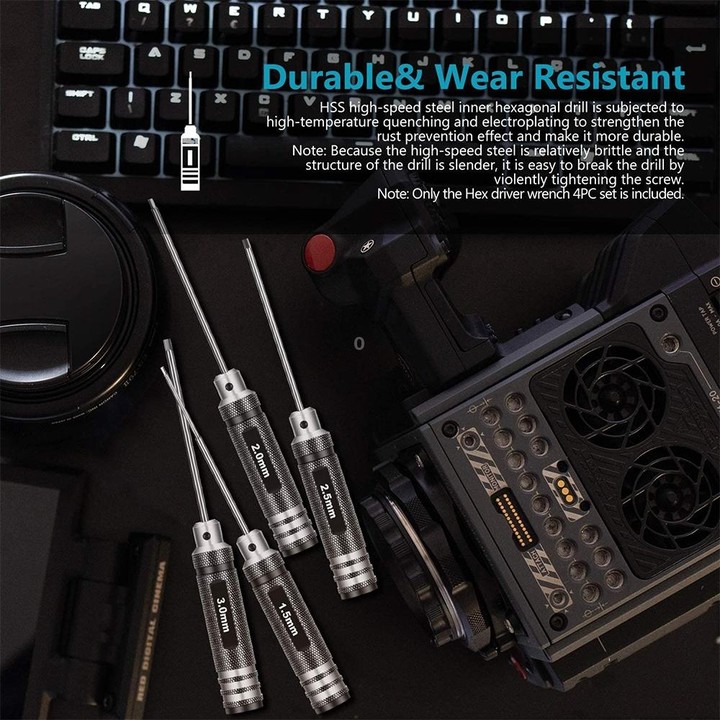 BRDRC 4 In 1 Drone Repair And Disassembly Tool Inner Hexagonal T6/T9 Screwdriver(Black)
