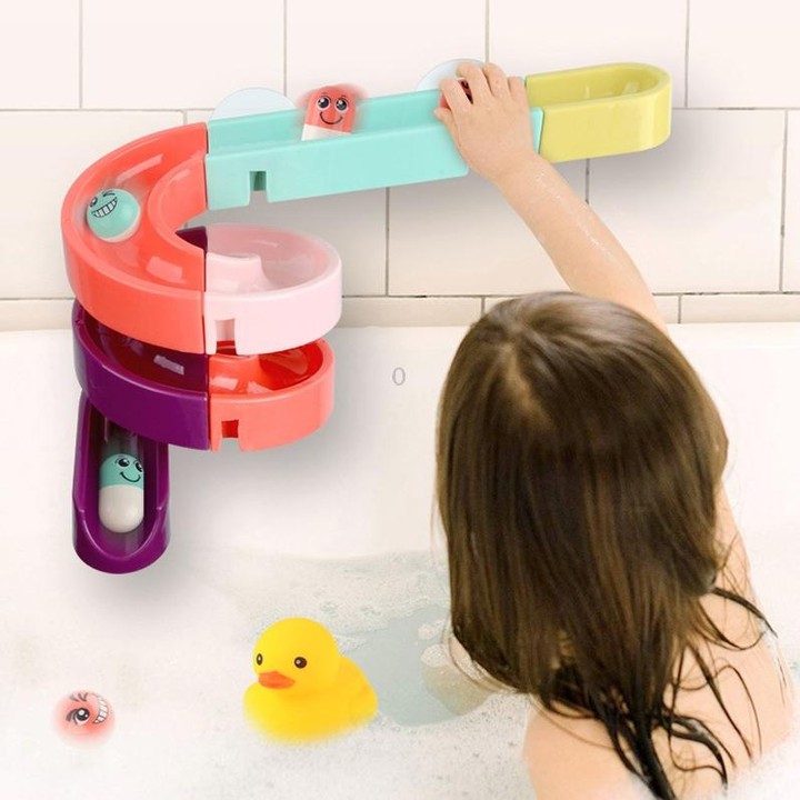 Children Bath Building Blocks Slide Water Toys, Spec: 24-pieces