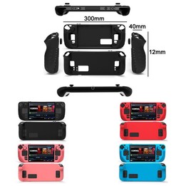 All-Inclusive Silicone Cover With Button Cap For Steam Deck(Black)