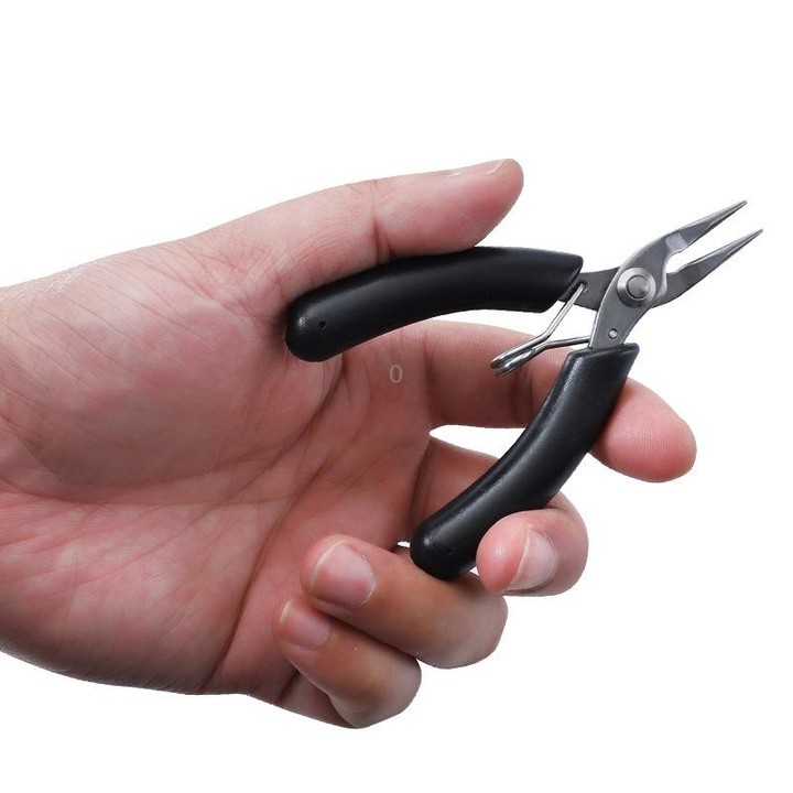 4 Inch Stainless Steel Palm Mini Electronic Pliers(Wire Cutters)