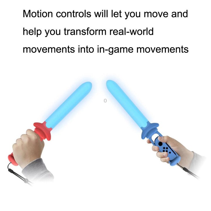 DOBE TNS-2109 Left and Right Handle Somatosensory Luminous Sword for Nintendo Switch(Red)