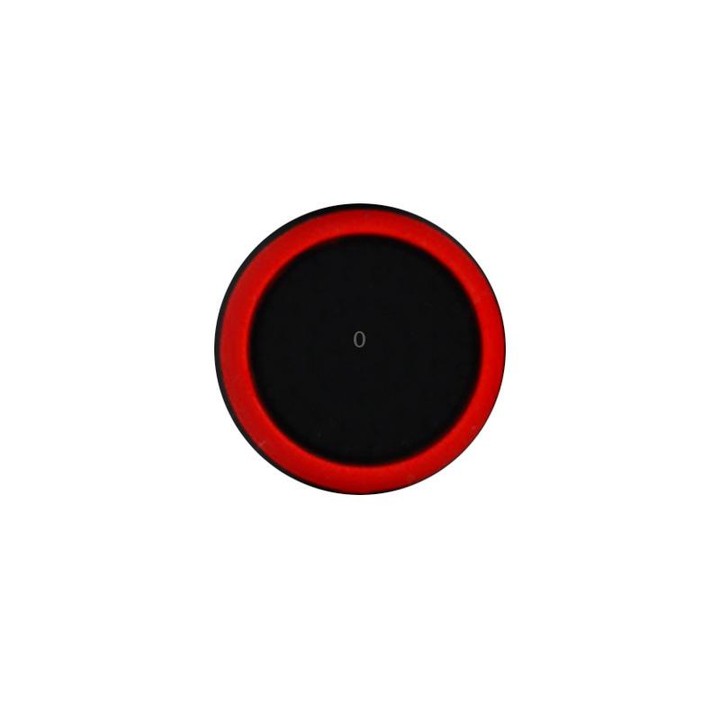 10 PCS Gamepad Silicone Luminous Button Cap Rocker Cap For PS5/PS4/PS3/ONE/360/PRO/series X/S(Black Red Circle)