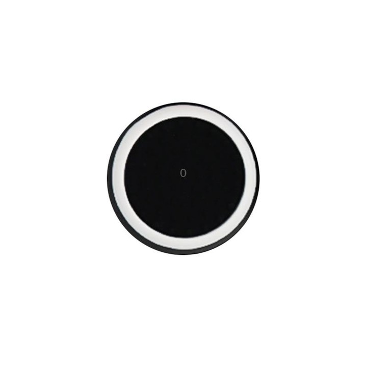 10 PCS Gamepad Silicone Luminous Button Cap Rocker Cap For PS5/PS4/PS3/ONE/360/PRO/series X/S(Black White Circle)