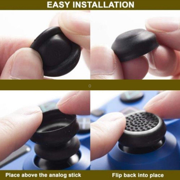 20 PCS Gamepad Silicone Rocker Cap For PS5/PS4/PS3/ONE//360/PRO/series X/S(Pink)