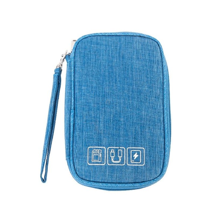 RH532 Mini Multifunctional Digital Storage Bag(Lake Blue)