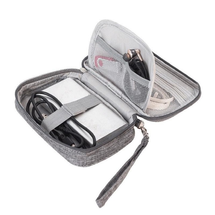 RH532 Mini Multifunctional Digital Storage Bag(Navy Blue)