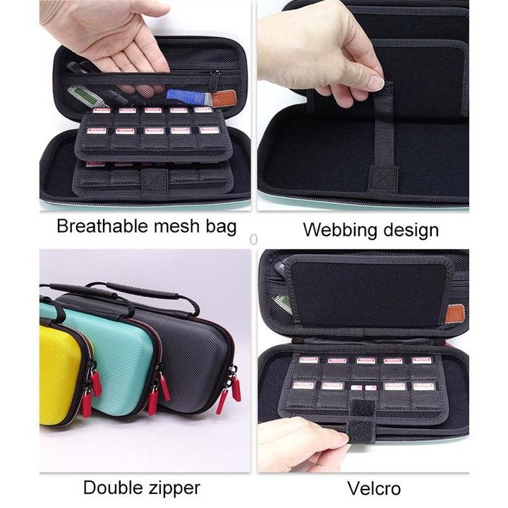 Game Console Case Storage Bag For Nintendo Switch Lite(Black)