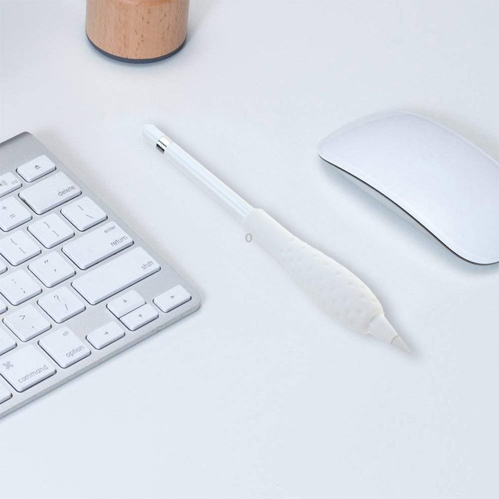 Tablet Stylus Pencil Silicone Case For Apple Pencil 1/2 Gen(White)