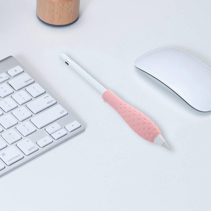 Tablet Stylus Pencil Silicone Case For Apple Pencil 1/2 Gen(Pink)